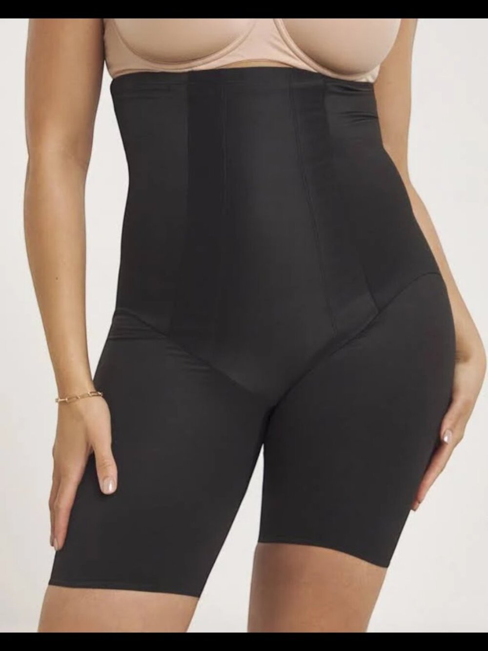 Miraclesuit High Waist Thigh Slimmer Shapewear Large 2709 Black